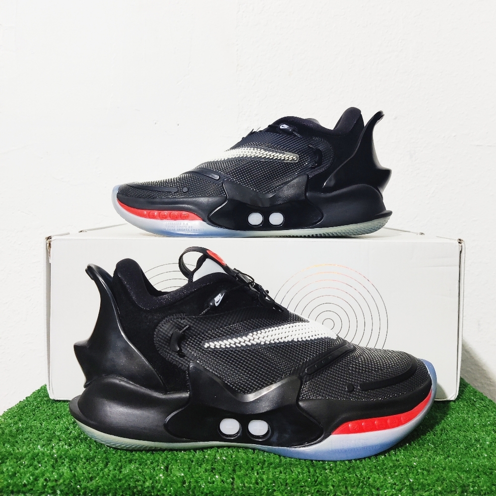 Nike Adapt BB 2.0 NBA ASG 2020 Black Basketball BQ5397-001 Size 7 *Discoloration